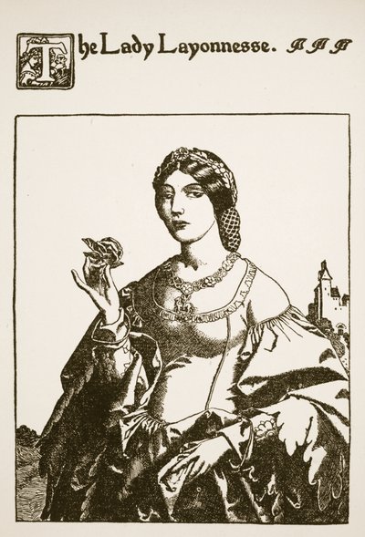 De Dame Layonnesse, illustratie uit 
